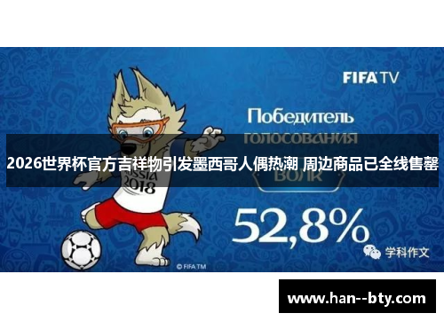 2026世界杯官方吉祥物引发墨西哥人偶热潮 周边商品已全线售罄 2026世界杯官方吉祥物引发墨西哥人偶热潮 周边商品已全线售罄