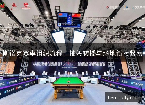 斯诺克赛事组织流程，抽签转播与场地衔接紧密